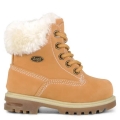 LUGZ NEW ARRIVALS Toddler Empire Hi Fur 6-Inch BOOTS-Golden Wheat/Cream/Gum