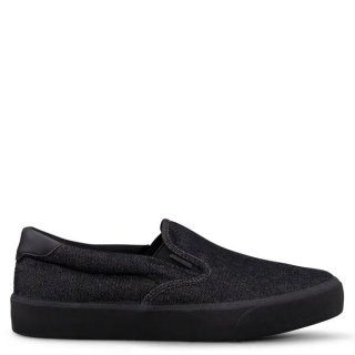 LUGZ NEW ARRIVALS MEN'S CLIPPER DENIM SNEAKERS-BLACK