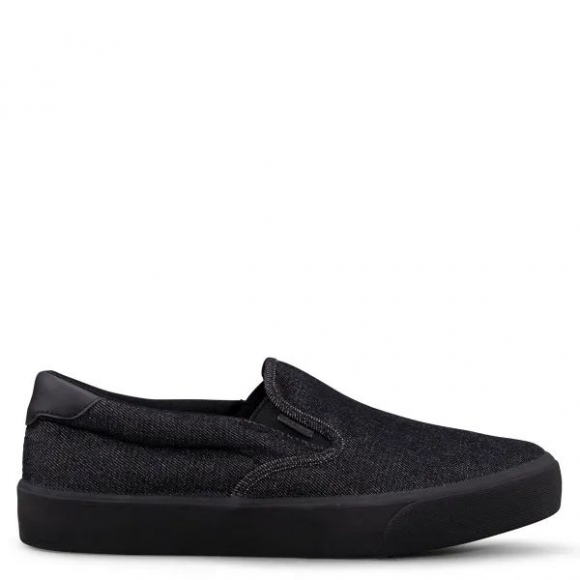 LUGZ NEW ARRIVALS MEN'S CLIPPER DENIM SNEAKERS-BLACK