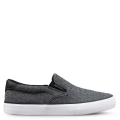 LUGZ NEW ARRIVALS Gradeschool Clipper Slip-On SNEAKERS-Black/White