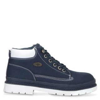 LUGZ NEW ARRIVALS MEN'S DRIFTER RIPSTOP BOOTS-NAVY/WHITE