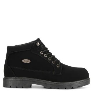 LUGZ NEW ARRIVALS MEN'S MANTLE MID BOOTS-BLACK
