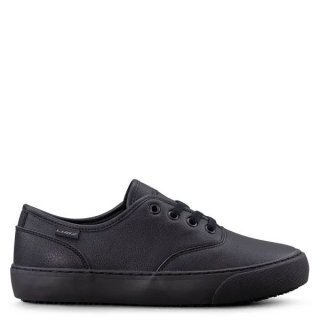 LUGZ NEW ARRIVALS WOMEN'S LEAR SLIP RESISTANT SNEAKERS-BLACK