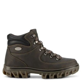 LUGZ NEW ARRIVALS MEN'S COLORADO BOOTS-DK BROWN/BLACK/NICOTINE GUM