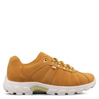 LUGZ NEW ARRIVALS MEN'S COMPASS SNEAKERS-GOLDEN WHEAT/WHISPERWHITE/GOLD