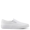 LUGZ NEW ARRIVALS WOMEN'S CLIPPER SLIP-ON SNEAKERS-WHITE