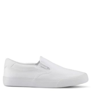 LUGZ NEW ARRIVALS WOMEN'S CLIPPER SLIP-ON SNEAKERS-WHITE