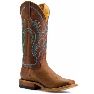 FREE DELIVERY MACIE BEAN WOMEN'S A PERFECT TAN WESTERN BOOTS - SQUARE TOE - BROWN