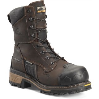 Latest Men's Matterhorn Maximus 2.0 8" Composite Toe Waterproof Work Boot - Dark Brown (Brown) Latest Men's Matterhorn Maximus 2.0 8" Composite Toe Waterproof Work Boot - Dark Brown (Brown)