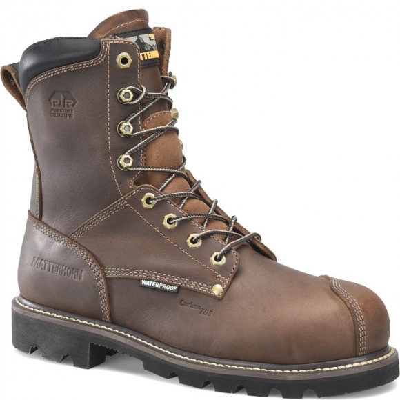 Latest Men's Matterhorn Corvus 8" Composite Toe Waterproof Work Boot - Dark Brown (Brown) Latest Men's Matterhorn Corvus 8" Composite Toe Waterproof Work Boot - Dark Brown (Brown)