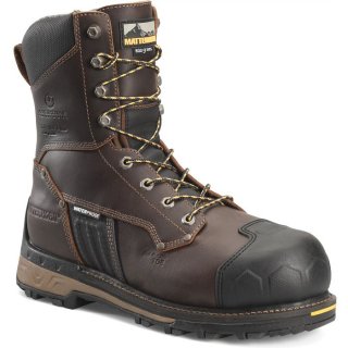Latest Men's Matterhorn 8" Waterproof Insulated Comp Toe Work Boot - Dark Brown (Brown) Latest Men's Matterhorn 8" Waterproof Insulated Comp Toe Work Boot - Dark Brown (Brown)