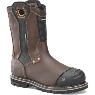 Latest Men's Matterhorn I-Beam 10" Met Guard Carbon Composite Toe Waterproof Work Boot - Dark Brown (Brown) Latest Men's Matterhorn I-Beam 10" Met Guard Carbon Composite Toe Waterproof Work Boot - Dark Brown (Brown)
