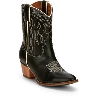 FREE DELIVERY NOCONA WOMEN'S EVA ONYX BLACK WESTERN BOOTIES ME1926-Black