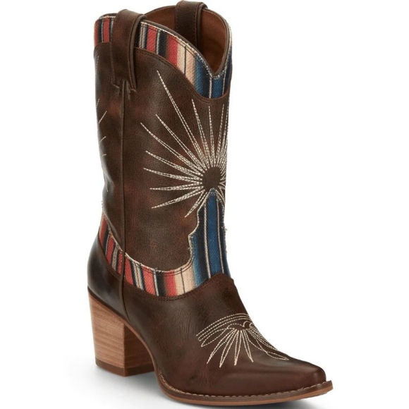 FREE DELIVERY NOCONA WOMEN'S CONCHITA BROWN SERAPE WESTERN BOOTS ME1924-Brown
