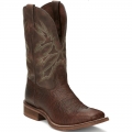 FREE DELIVERY NOCONA MEN'S HENRY VINTAGE BROWN SQUARE TOE WESTERN BOOTS HR5571-Vintage Brown