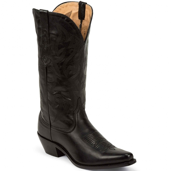FREE DELIVERY NOCONA WOMEN'S LANTANA BLACK SNIP TOE COWGIRL BOOTS NL1602-Black