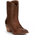 FREE DELIVERY NOCONA WOMEN'S EVA HONEY BROWN ROUND TOE BOOTIES ME1925-Brown