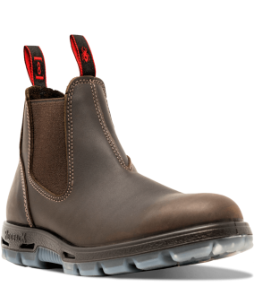 REDBACK FREE DELIVERY WOMEN'S GREAT BARRIER (STEEL TOE)-PUMA BROWN AQUAPEL