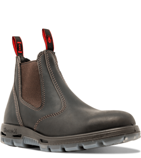 REDBACK FREE DELIVERY MEN'S BONSALL (STEEL TOE)-CLARET BROWN OIL KIP