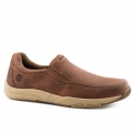 ROPER | MEN'S SWIFTER SOLE SLIP ON TAN TUMBLED LEATHER-TAN | STYLISH OUTLET