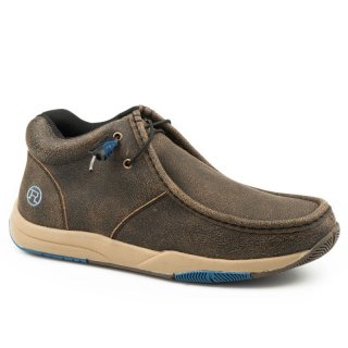 ROPER | MEN'S BROWN DISTRESSED LEATHER-BROWN | STYLISH OUTLET