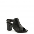 ROPER | WOMEN'S BLACK LASER CUT OUT DESIGN-BLACK | STYLISH OUTLET