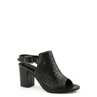 ROPER | WOMEN'S BLACK LASER CUT OUT DESIGN-BLACK | STYLISH OUTLET