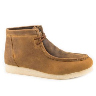 ROPER | MEN'S GUM SOLE CHUKKA BROWN CRAZY HORSE LEATHER-BROWN | STYLISH OUTLET