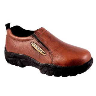 ROPER | WOMEN'S PERFORMANCE SLIP ON BAY BROWN TUMBLED LEATHER-BROWN | STYLISH OUTLET