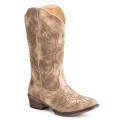 ROPER | WOMEN'S VINTAGE BEIGE VAMP AND UPPER-TAN | STYLISH OUTLET
