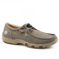 ROPER | WOMEN'S BROWN STRETCH FABRIC CHUKKA WITH TWO EYELETS ELASTIC LACES-BROWN | STYLISH OUTLET