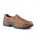 ROPER | MEN'S PERFORMANCE LITE SOLE SLIP ON BROWN DISTRESSED LEATHER WITH REMOVEABLE INSOLE AND STIRRUP SHANK-BROWN | STYLISH OUTLET
