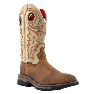 Latest R Watson Men'S Buffalo Wide Square 12" Work Boot - Chesnut Distressed