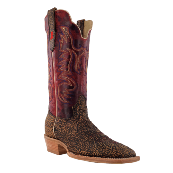 Latest R Watson Men'S Shrunken Shoulder Wide Square 13"- Mocha