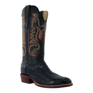 Latest R Watson Men'S Full Quill Ostrich Roper 13"- Black