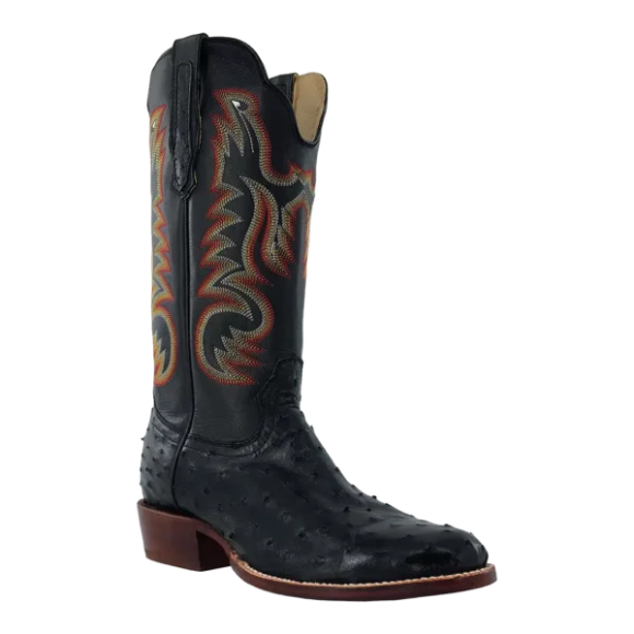 Latest R Watson Men'S Full Quill Ostrich Roper 13"- Black