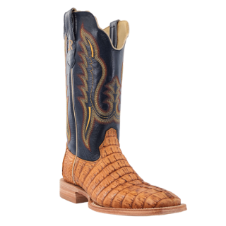 Latest R Watson Men'S Hornback Caiman Tail Wide Square 13"- Saddle