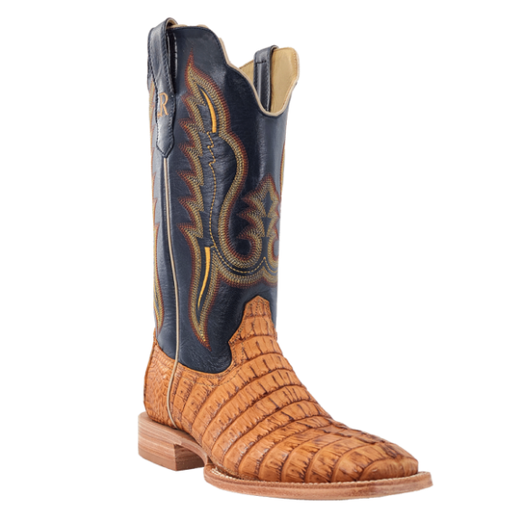 Latest R Watson Men'S Hornback Caiman Tail Wide Square 13"- Saddle