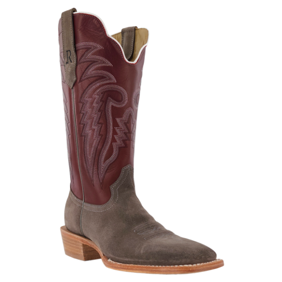 Latest R Watson Men'S Roughout Wide Square 13"- Charcoal