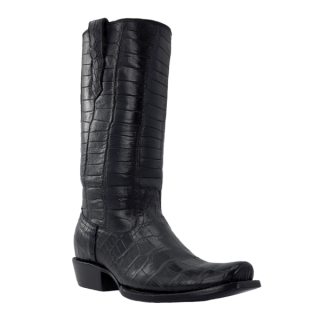 Latest R Watson Men'S American Alligator Narrow Square 13"- Black