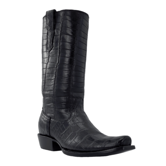 Latest R Watson Men'S American Alligator Narrow Square 13"- Black