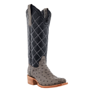 Latest R Watson Women'S Full Quill Ostrich Narrow Square 14"- Serpentine