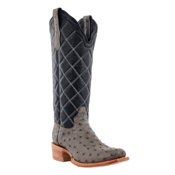 Latest R Watson Women'S Full Quill Ostrich Narrow Square 14"- Serpentine