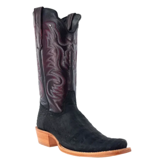 Latest R Watson Men'S Nubuck Caiman Belly Narrow Square 13"- Black