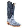 Latest R Watson Men'S Full Quill Ostrich Wide Square 13"- Denim Bruciato