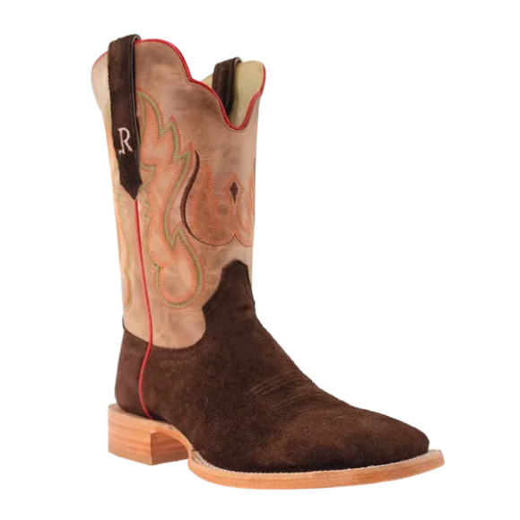 Latest R Watson Men'S Roughout Wide Square 11"- Chocolate