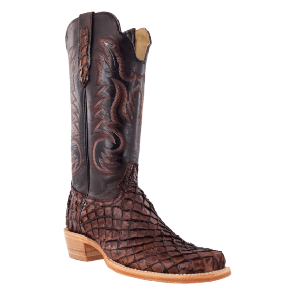 Latest R Watson Men'S Pirarucu Narrow Square 13"- Chocolate