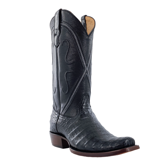 Latest R Watson Men'S Caiman Belly Medium Round 13"- Black