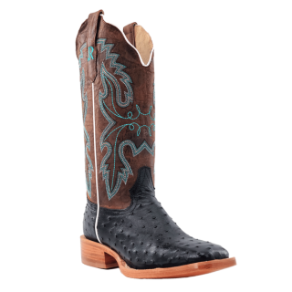 Latest R Watson Women'S Full Quill Ostrich Wide Square 13"- Black