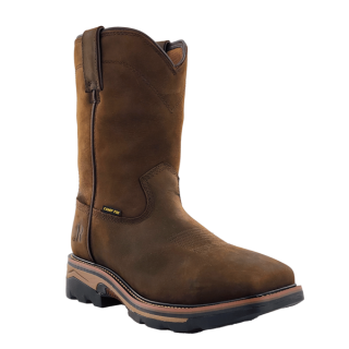 Latest R Watson Men'S Cowhide Wide Square 10" Composite Toe / Waterproof Work Boot - Dark Earth